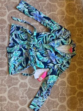 Lilly Pulitzer SAMPLE Kynlee knit Blazer Tropical Floral size small